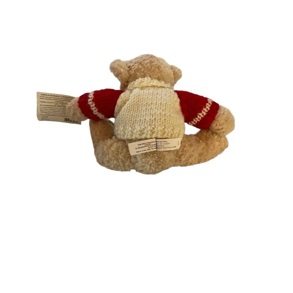 New Ganz Teddy Bear Plush 2000 Canada Flag Sweater Plush Stuffed Animal Toy 8